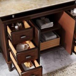 MOD The Woodard Bathroom Vanity, Single Sink, 48", Brown, Freestanding -Kraus Shop 01a1b58803d991b7 3393 w800 h800 b0 p0