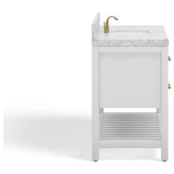 MOD Arcadia Bath Vanity, White, 48", Gold Hardware, Single, Freestanding -Kraus Shop 02d1fa620347290d 2019 w800 h800 b1 p0