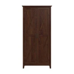 Bush Business Furniture Key West Bathroom Storage Cabinet With Doors In Bing Cherry - Engineered Wood -Kraus Shop 02e1340600fa4953 3539 w800 h800 b1 p0