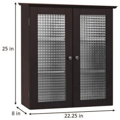 Versanora Wooden Bathroom Glass Doors Wall Cabinet 6209 -Kraus Shop 030153050111ea1d 7254 w800 h800 b1 p0