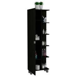 FM FURNITURE Los Angeles Corner Cabinet, Black Wengue -Kraus Shop 0391edcd03515852 1884 w800 h800 b1 p0