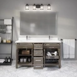 Art Bathe Kali Vanity With Power Bar And Drawer Organizer, French Gray, 60" -Kraus Shop 041125f20f9b1d07 5929 w800 h800 b0 p0