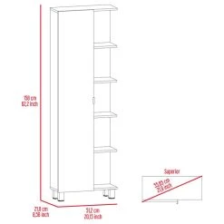 FM FURNITURE Los Angeles Corner Cabinet, Black Wengue -Kraus Shop 05b1ed3203515857 1884 w800 h800 b1 p0