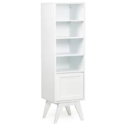 Simpli Home Ltd. Draper Mid Century Bath Storage Tower