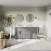 MOD The Yukon Bathroom Vanity, Double Sink, 60", Gray -Kraus Shop 0611abf603d9a94d 9374 w800 h800 b0 p0