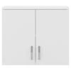 Bush Business Furniture Universal Laundry Room Wall Cabinet With Doors In White - Engineered Wood