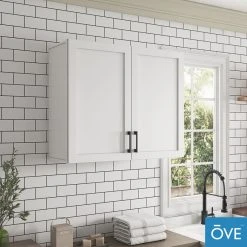 Ove Decors Caby 36"x30" Wall Cabinet, Pure White With Hardware -Kraus Shop 06a1441b02cf01a6 1101 w800 h800 b0 p0