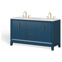 MOD The Ezra Bathroom Vanity, Double Sink, 60", Monarch Blue, Freestanding -Kraus Shop 06d119c303d046dc 4241 w800 h800 b1 p0