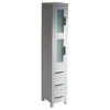 Fresca Torino Espresso Tall Bathroom Linen Side Cabinet, White -Kraus Shop 082139480f08f698 6917 w800 h800 b1 p0