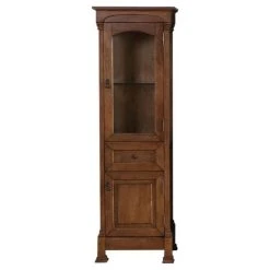 James Martin Vanities Brookfield Linen Cabinet, Warm Cherry -Kraus Shop 08816da204011cdd 9544 w800 h800 b1 p0