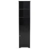 GDFStudio Lauren Modern Free Standing Bathroom Linen Tower Storage Cabinet, Black -Kraus Shop 0a2102f20f9069a4 0870 w800 h800 b1 p0