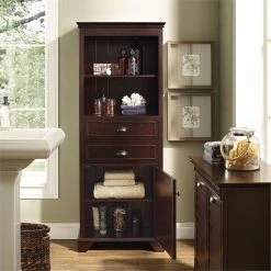 Crosley Lydia Contemporary Linen Cabinet In Espresso -Kraus Shop 0a213ffa0f2e2f07 5538 w800 h800 b0 p0
