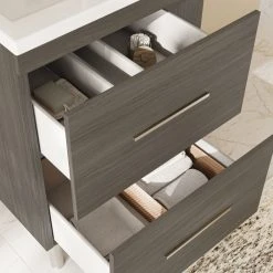 MOD The Mendocino Bathroom Vanity, Gray, 24", Single Sink, Freestanding 19 MOD The Mendocino Bathroom Vanity, Gray, 24", Single Sink, Freestanding -Kraus Shop 0a41bafd03da90a7 8625 w800 h800 b0 p0