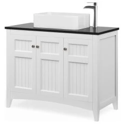 MOD The Solano Bathroom Vanity, Single Sink, 42", White, Freestanding -Kraus Shop 0a91aef703d99118 3207 w800 h800 b1 p0