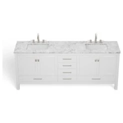MOD The Kennedy Bathroom Vanity, Double Sink, 84", White, Freestanding 27 MOD The Kennedy Bathroom Vanity, Double Sink, 84", White, Freestanding -Kraus Shop 0b31974203d9a40d 7960 w800 h800 b1 p0