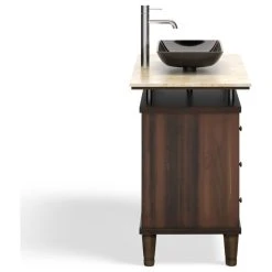 MOD The Woodard Bathroom Vanity, Single Sink, 48", Brown, Freestanding -Kraus Shop 0ce1362103d991e0 3393 w800 h800 b1 p0