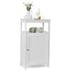 Costway Bathroom Floor Cabinet Single Door Storage Cupboard W/ Adjustable Shelf 1 Costway Bathroom Floor Cabinet Single Door Storage Cupboard W/ Adjustable Shelf -Kraus Shop 1111b0aa01512f70 9299 w800 h800 b1 p0