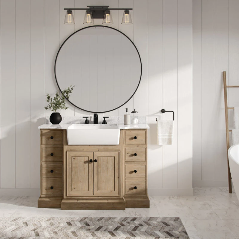 MOD Fermo Bath Vanity, Weathered Fir, 48", Single Sink, Freestanding 5 MOD Fermo Bath Vanity, Weathered Fir, 48", Single Sink, Freestanding - Image 3