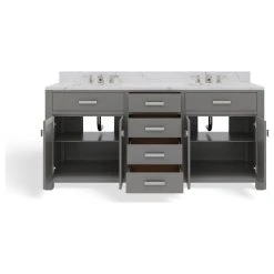 MOD The Polaris Bathroom Vanity, Double Sink, 72", Cashmere Gray, Freestanding -Kraus Shop 127122b503d9a493 8114 w800 h800 b1 p0