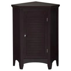 Versanora Wooden Bathroom Corner Stand Storage Cabinet