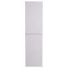 Bathroom Vanity Wholesale INC. Mob Bathroom Linen Cabinet With 2 Storage Areas, White