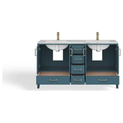 MOD Lagoon Bathroom Vanity, Royal Green, 60", Double, Without Mirror, Freestanding -Kraus Shop 15617c2603d9a96d 4304 w800 h800 b1 p0