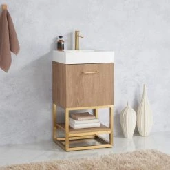 Vinnova Alistair 18" Single Bathroom Vanity In North American Oak With Vibrant White Stone Top 13 Vinnova Alistair 18" Single Bathroom Vanity In North American Oak With Vibrant White Stone Top -Kraus Shop 15a1d8df01cecbe3 8728 w800 h800 b0 p0