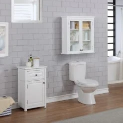 Bolton Furniture, Inc. Dorset 27"W X 29"H Wall Mounted Bath Storage Cabinet, Glass Cabinet Doors 15 Bolton Furniture, Inc. Dorset 27"W X 29"H Wall Mounted Bath Storage Cabinet, Glass Cabinet Doors -Kraus Shop 1651b70a01f4367c 7480 w800 h800 b0 p0