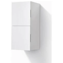 KUBEBATH Bliss 12"W X 24"H Linen Side Cabinet, 2 Doors, Nature Wood Finish, High Gloss Wh -Kraus Shop 17c193710dbf9de8 5133 w800 h800 b1 p0