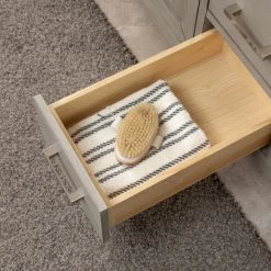 Urban Furnishing Grace 60" Double Bathroom Vanity In Rich Antique Gray Oak With Carrara White Quartz Top -Kraus Shop 199172620e9a0ae3 8688 w800 h800 b0 p0