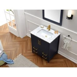 Legion Furniture Looking Glass 30" Single Bathroom Vanity In Blue With White Carrara Marble Top With Mirror 10 Legion Furniture Looking Glass 30" Single Bathroom Vanity In Blue With White Carrara Marble Top With Mirror -Kraus Shop 19e15dbb0bf58b8f 8727 w800 h800 b0 p0