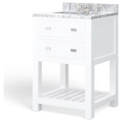MOD The Nile Bathroom Vanity, Single Sink, 24", Pure White, Freestanding -Kraus Shop 1af10fff03d9a4bb 8144 w800 h800 b1 p0