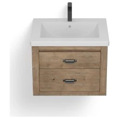 MOD The Stowe Bathroom Vanity, Weathered Fir, 24", Single Sink, Wall Mounted -Kraus Shop 1e01fb3e03c74419 7023 w800 h800 b1 p0