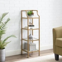 Crosley Aimee Short Etagere Soft Gold 19 Crosley Aimee Short Etagere Soft Gold -Kraus Shop 1e3144c60f73b86a 8537 w800 h800 b0 p0