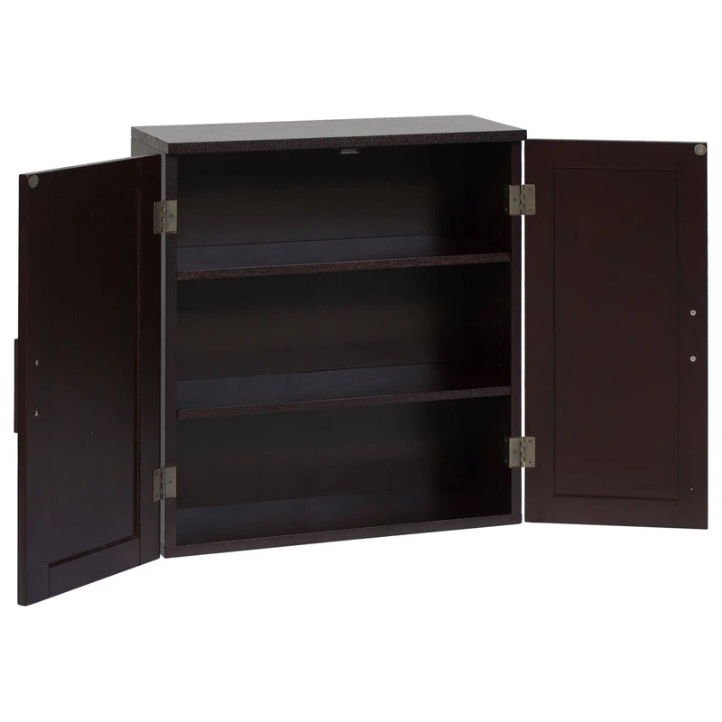 Versanora Wooden Bathroom Storage Wall Cabinet 2 Doors 7 Versanora Wooden Bathroom Storage Wall Cabinet 2 Doors - Image 5