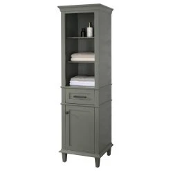 Legion Furniture WLF2221 Linen Cabinet, Pewter Green -Kraus Shop 1f313b730f65309e 8874 w800 h800 b1 p0