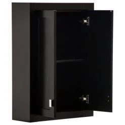 Water Creation Madison Collection Wall Cabinet In Espresso