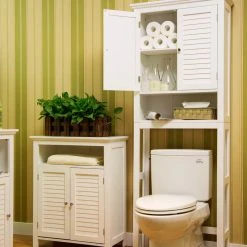 Glitzhome 68.26"H Wooden Bathroom Storage Cabinet, White 11 Glitzhome 68.26"H Wooden Bathroom Storage Cabinet, White -Kraus Shop 20a14b130a709cf6 8507 w800 h800 b0 p0