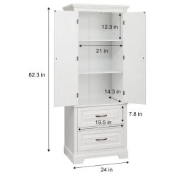 Versanora Wooden Bathroom Linen Tower Storage Cabinet -Kraus Shop 21b1f0240111ea6b 3099 w800 h800 b1 p0