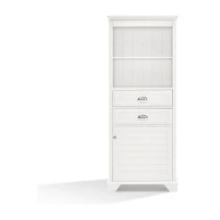 Crosley Lydia Tall Cabinet, White -Kraus Shop 2341623e06d0c777 3513 w800 h800 b1 p0