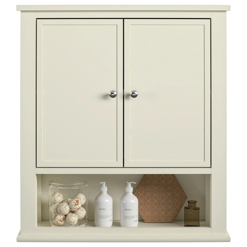 A Design Studio Primrose Wall Cabinet, Soft White 5 A Design Studio Primrose Wall Cabinet, Soft White - Image 3