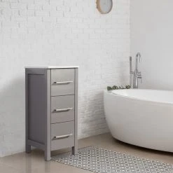 Vanity Art LLC Vanity Art Vanity Cabinet, 12", Gray -Kraus Shop 2491b2d401c1e11c 4943 w800 h800 b0 p0
