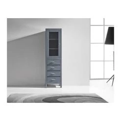 Virtu USA Virtu Wellmont 20" Linen Cabinet, Gray -Kraus Shop 25014948070c183c 8724 w800 h800 b0 p0