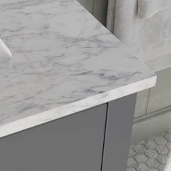 MOD The Yukon Bathroom Vanity, Double Sink, 60", Gray -Kraus Shop 2531499903d9a95a 9374 w800 h800 b0 p0