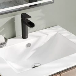 MOD Foundry Bath Vanity, Walnut, 24", Integrated Single Sink, Freestanding 18 MOD Foundry Bath Vanity, Walnut, 24", Integrated Single Sink, Freestanding -Kraus Shop 25a1827c034726a4 1824 w800 h800 b0 p0