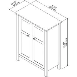 Bush Industries Broadview Bathroom Storage Cabinet, White -Kraus Shop 2601fdff0c184434 3143 w800 h800 b1 p0