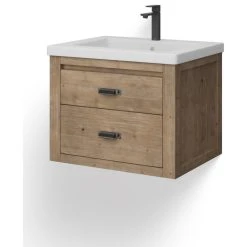 MOD The Stowe Bathroom Vanity, Weathered Fir, 24", Single Sink, Wall Mounted -Kraus Shop 28b1c42c03c7440d 7023 w800 h800 b1 p0
