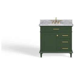 MOD The Joyce Bathroom Vanity, Single Sink, 36", Vogue Green, Freestanding -Kraus Shop 2cf17d7603ddac30 2252 w800 h800 b1 p0