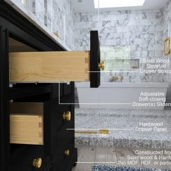 Ancerre Designs Audrey Vanity Set, Black Onyx, 72", Gold Hardware, No Mirror -Kraus Shop 2e311ebc03ef9f76 4000 w800 h800 b0 p0