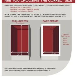 Rev-A-Shelf Wood Vanity Cabinet Replacement Two Tier Drawer System With Soft Close, 9" -Kraus Shop 2e81b372025857e0 8032 w800 h800 b0 p0